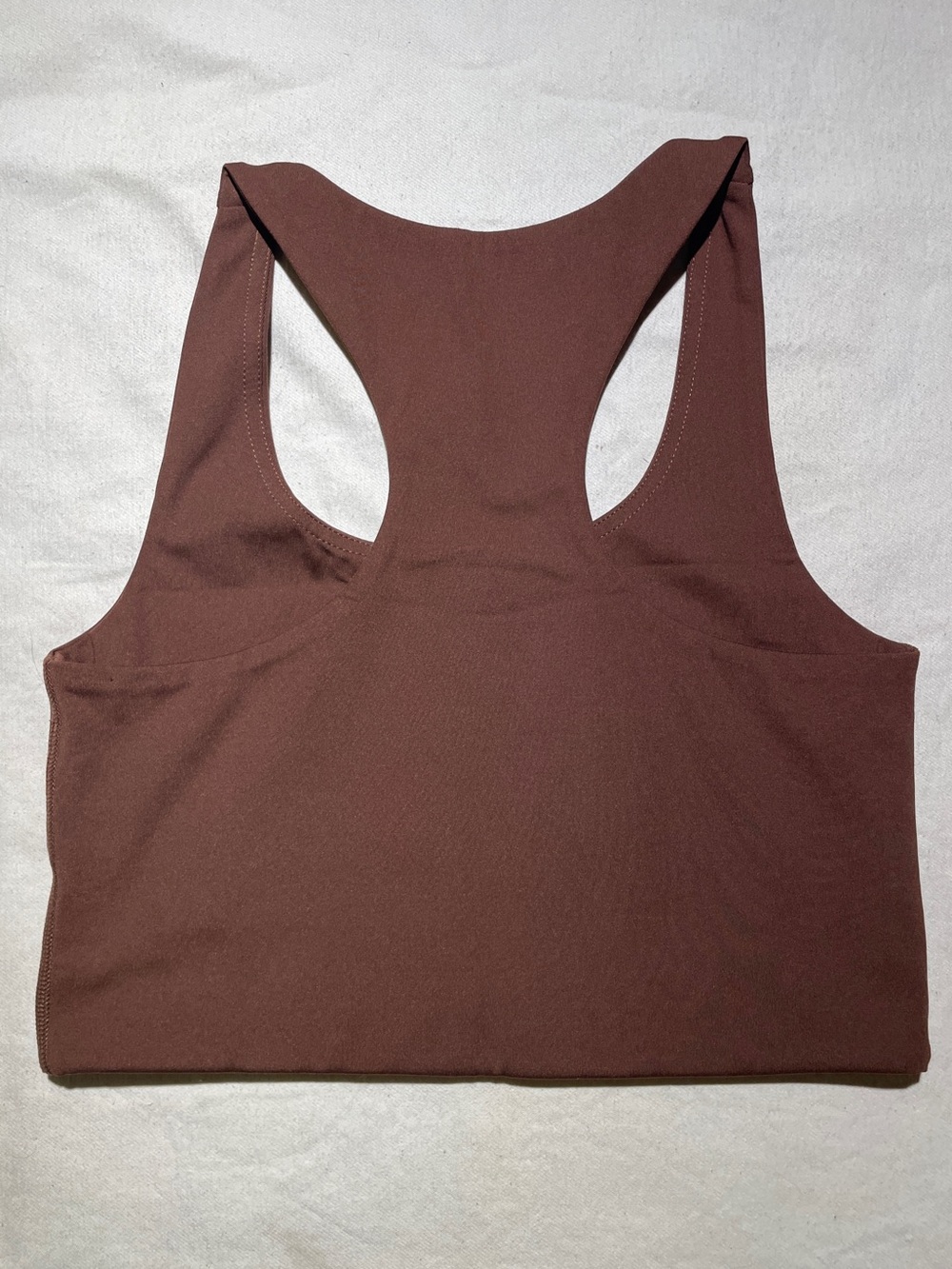 Girlfriend Collective Cafe Espresso Brown Paloma Racerback Sports Bra - Picture 6 of 8
